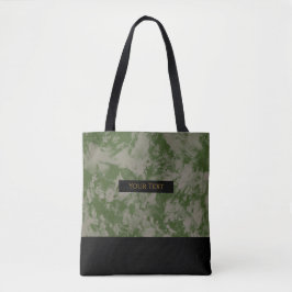 Marmoriertes Grün | Schicker Feiertags-Tote