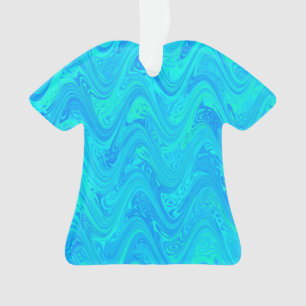 Marmorierung Blau Grün Muster Ornament
