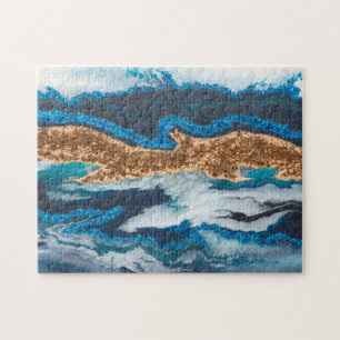 Marmorierung Puzzle