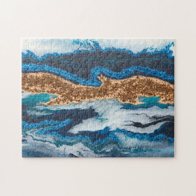Marmorierung Puzzle (Horizontal)