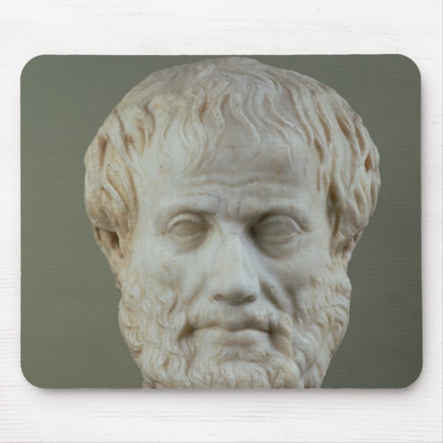 Marmorkopf von Aristoteles Mousepad (Vorne)
