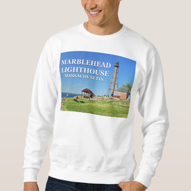 MarmorkopfLeuchtturm, Massachusetts Sweatshirt (Vorderseite)