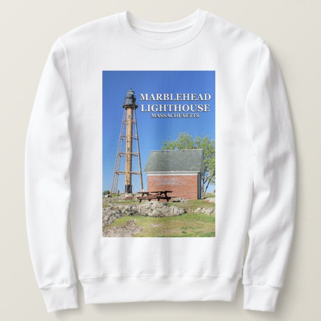MarmorkopfLeuchtturm, Massachusetts Sweatshirt (Design vorne)
