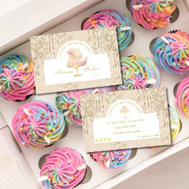 Marmorkuchen Bäckerei Koch Elfenbeingold Visitenkarte