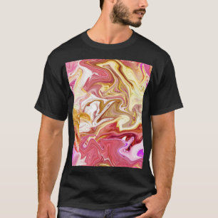 Marmormagie: farbenprächtiges abstraktes Design T-Shirt