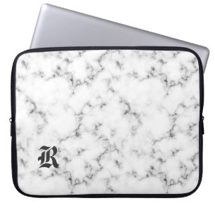 Marmormonogramm Laptopschutzhülle