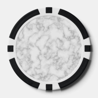 Marmormuster Grau-weißer Marmorstein Hintergrund Pokerchips