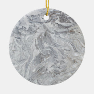 Marmormuster Keramik Ornament