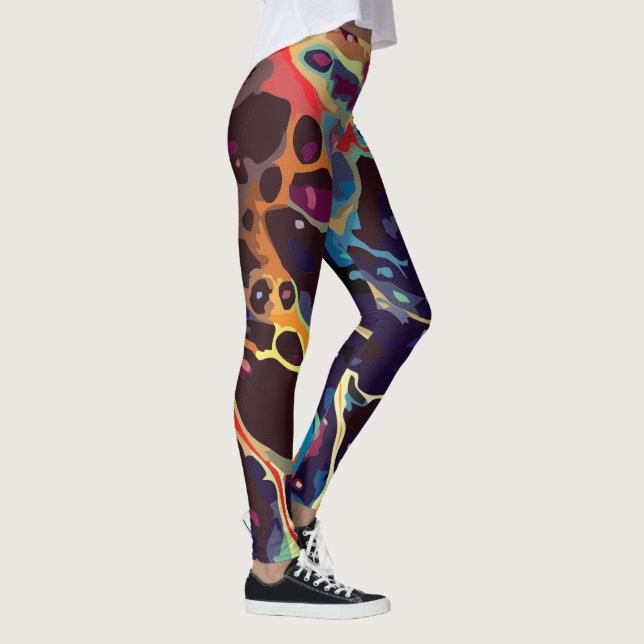 Marmormuster Leggings (Rechts)
