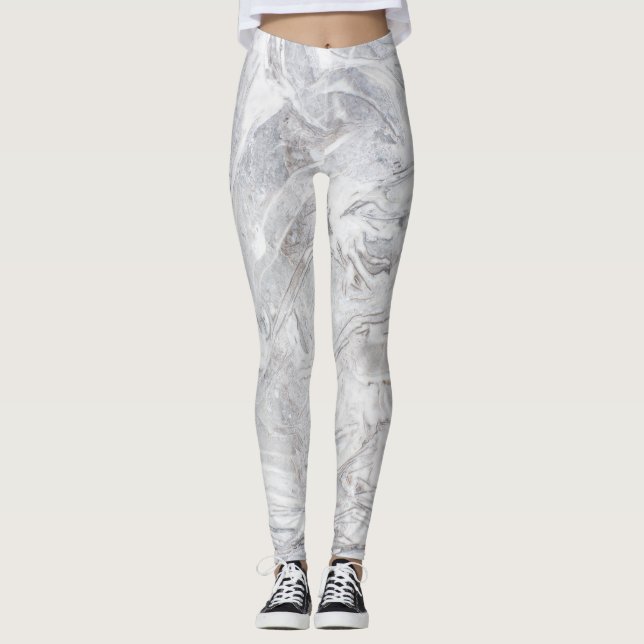 Marmormuster Leggings (Vorderseite)