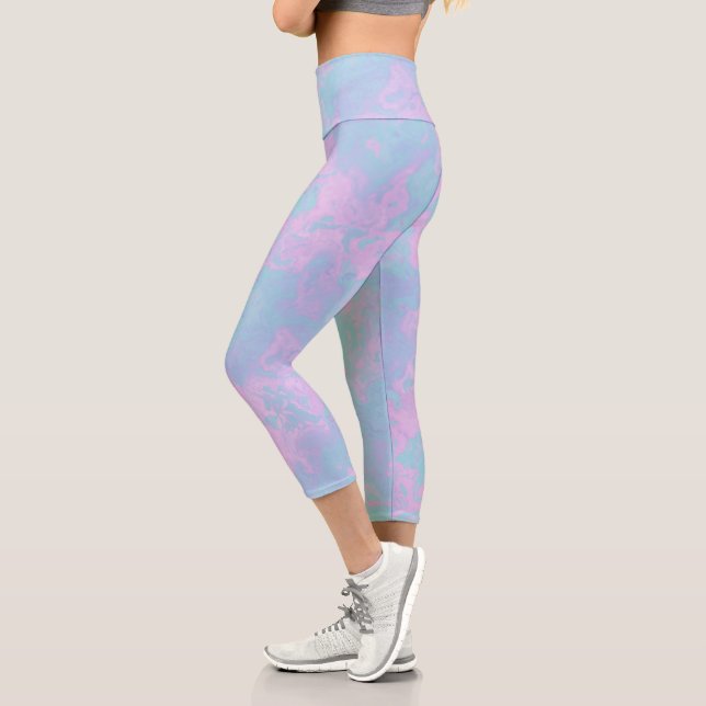 Marmorpastel  capri leggings (Links)