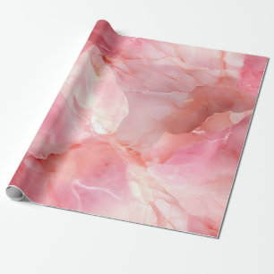 Marmorpastel Pink Geschenkpapier