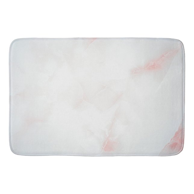 Marmorpastel Stone Texture Glitzer Wasserfarbe Badematte (Vorderseite)
