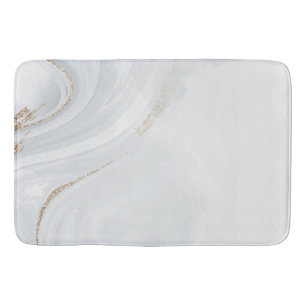 Marmorpastel Stone Texture Glitzer Wasserfarbe Badematte