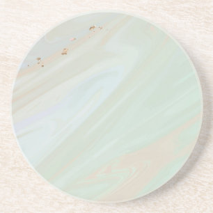 Marmorpastel Stone Texture Glitzer Wasserfarbe Getränkeuntersetzer