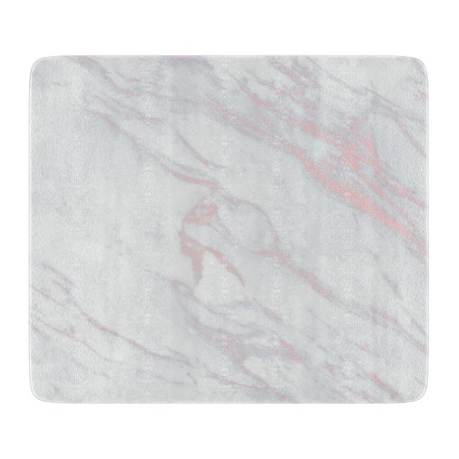 Marmorpastel Stone Texture Glitzer Wasserfarbe Schneidebrett (Vorderseite)