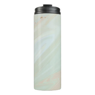 Marmorpastel Stone Texture Glitzer Wasserfarbe Thermosbecher