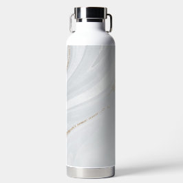 Marmorpastel Stone Texture Glitzer Wasserfarbe Trinkflasche