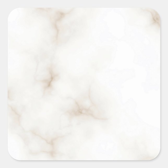 Marmorpastel Stone Texture Square Stickers (Vorderseite)
