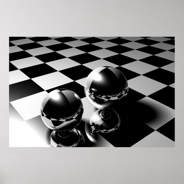 Marmorreflektion Poster (Vorne)