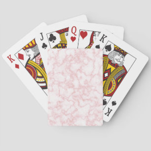 Marmorrosa Spielkarten