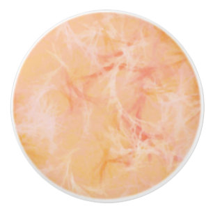 Marmorschwingendruck - sanft orange keramikknauf