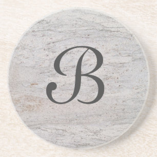 Marmorserie - Weißer Untersetzer - 1 von vielen Fa