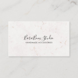 Marmorskarte Moderne Minimalistische weibliche Vis Visitenkarte