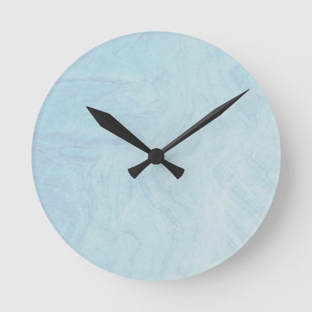 Marmorstein 8" Runde Acrylwand Uhr (Vorderseite)
