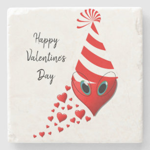 Marmorstein Untersetzer Valentinstag
