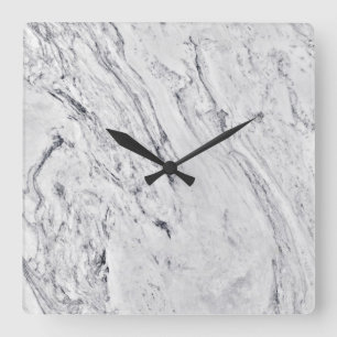 Marmorsteinmuster Acrylwand Uhr