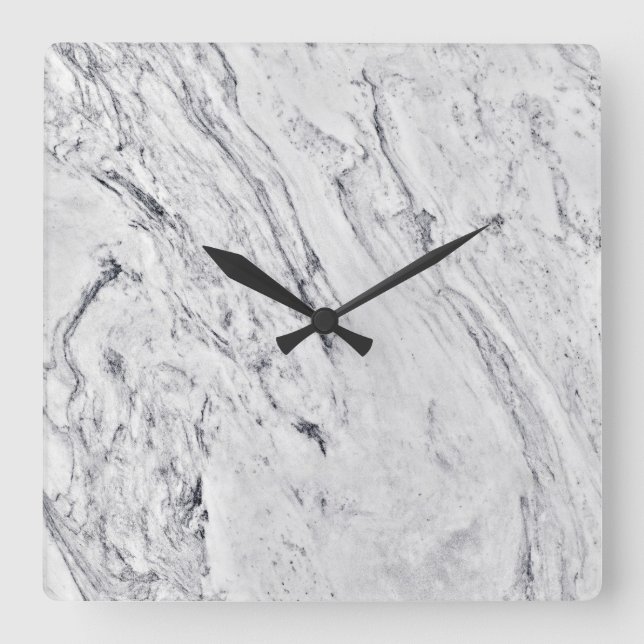 Marmorsteinmuster Acrylwand Uhr (Vorderseite)