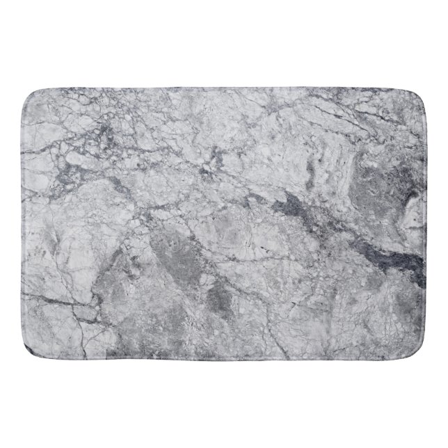Marmorsteinmuster Bath Mat Badematte (Vorderseite)