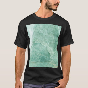 Marmorsteinmuster, grüne Textur. T-Shirt