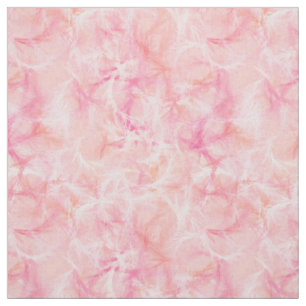Marmorstrudeldruck - Korallenrosa Stoff
