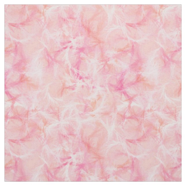 Marmorstrudeldruck - Korallenrosa Stoff (Muster)