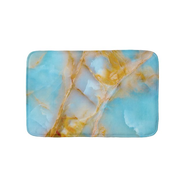 Marmorstruktur, buntes Onyx-Interieur. Badematte (Vorderseite)
