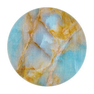 Marmorstruktur, buntes Onyx-Interieur. Schneidebrett