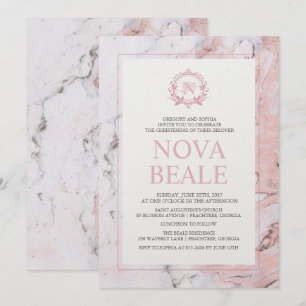 Marmortaufe Einladung