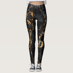 Marmortextur: Elegante Steinfläche. Leggings