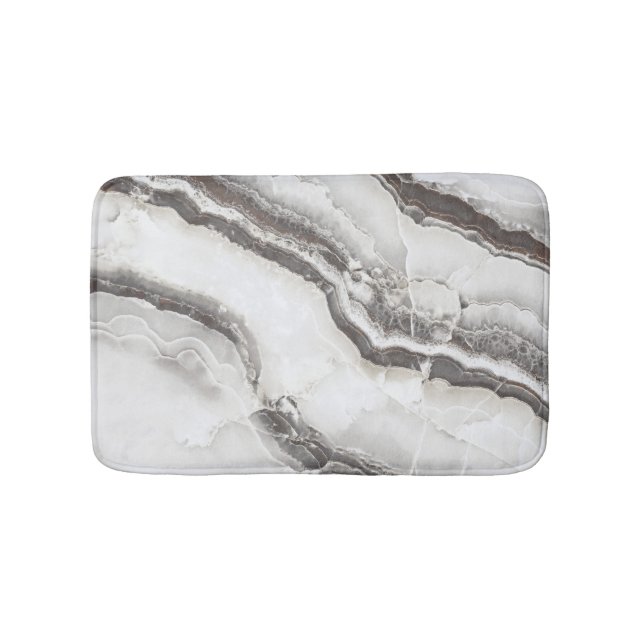 Marmortextur, hochauflösender italienischer Slab. Badematte (Vorderseite)