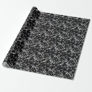 Marmortextur schwarz geschenkpapier