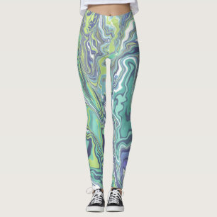 Marmortexturmuster Niedlich Leggings