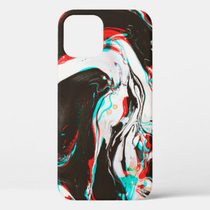 Marmortinte: Verzerrte Glitchtextur. Case-Mate iPhone Hülle