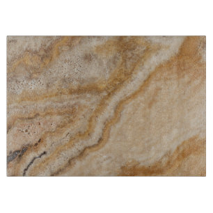 Marmoruntergrund Stone Template Tan Natural Schneidebrett