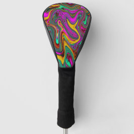 Marmorwärme, heißes Rosa und Meeresfohlen Grüne Ab Golf Headcover