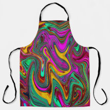 Marmorwärme, heißes Rosa und Meeresfohlen Grüne Ab