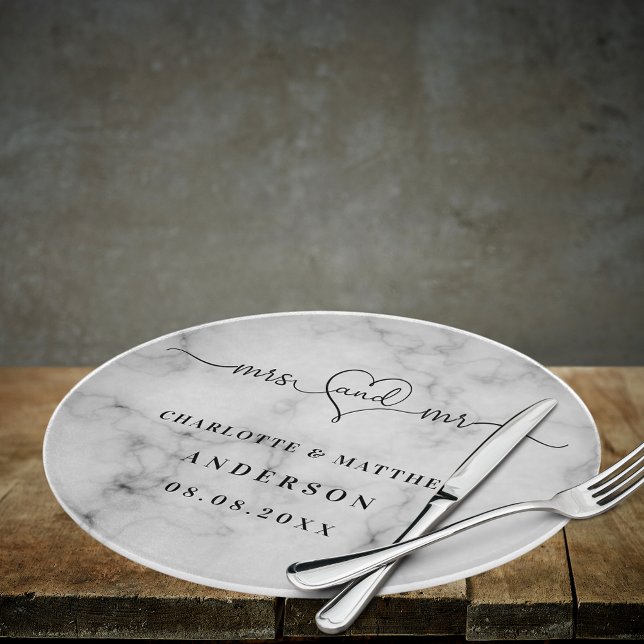 Marmorweiße Namen mehr elegante Neuzugänge Schneidebrett (Von Creator hochgeladen)