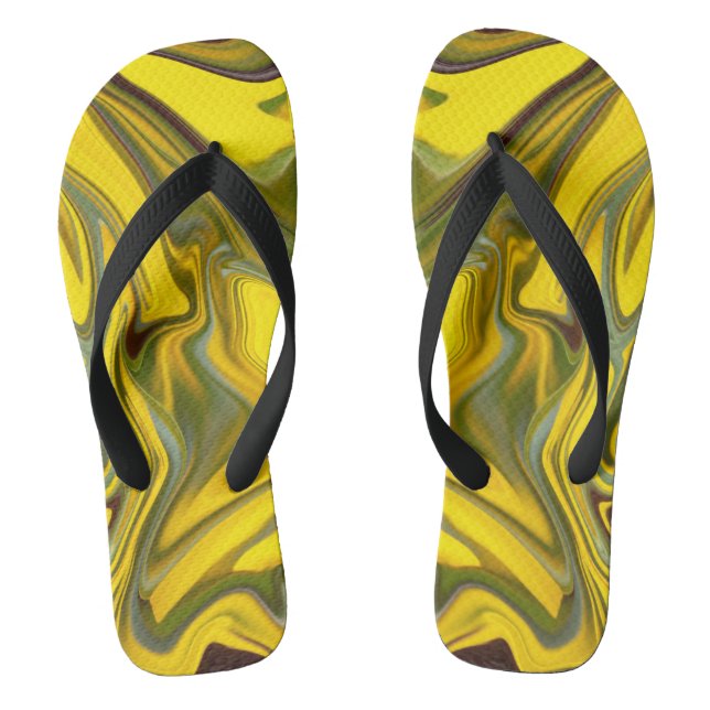 Marmorwellen Gelbes Digitalpapier-55448 Flip Flops (Fußbett)