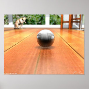 Marmorwelt - Farbe Poster